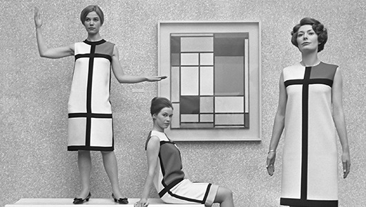 Mondrian Dress by Eric Koch / Anefo via Wikimedia Commons 530 x 300